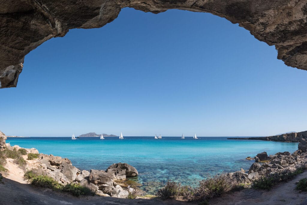 Experience Sicily - View of Cala Rossa Favignana