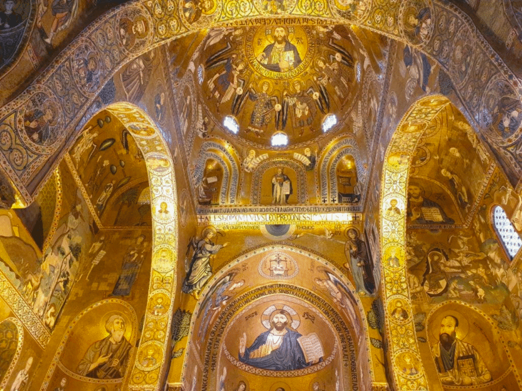 The Golden Mosaic of the Capella Palatina