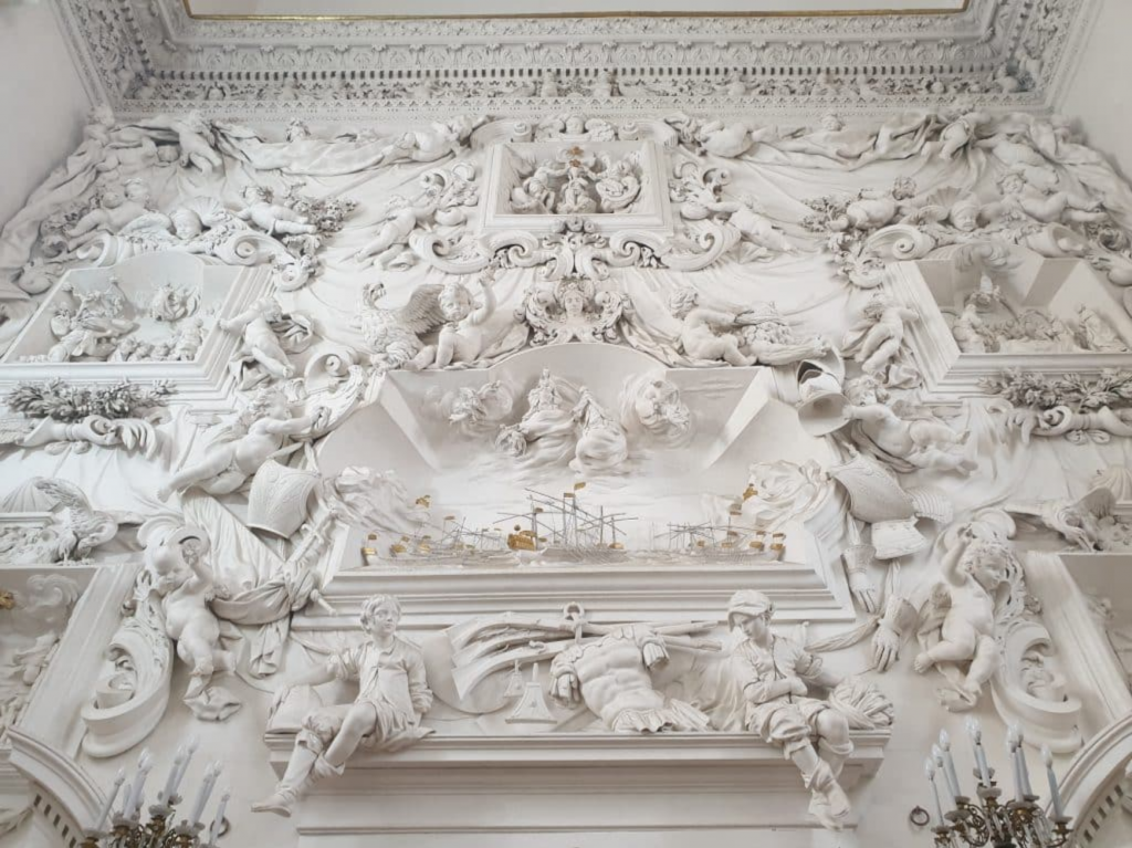 Palermo, Oratory of S. Cita with plaster work by Giacomo Serpotta