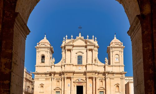 Noto Cathedral Sicily Italy - Date: 06 - 12 - 2024